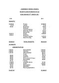 SHAWBURY receipts and payment 2011